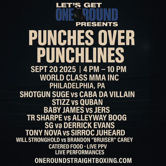 PUNCHES OVER PUNCHLINES